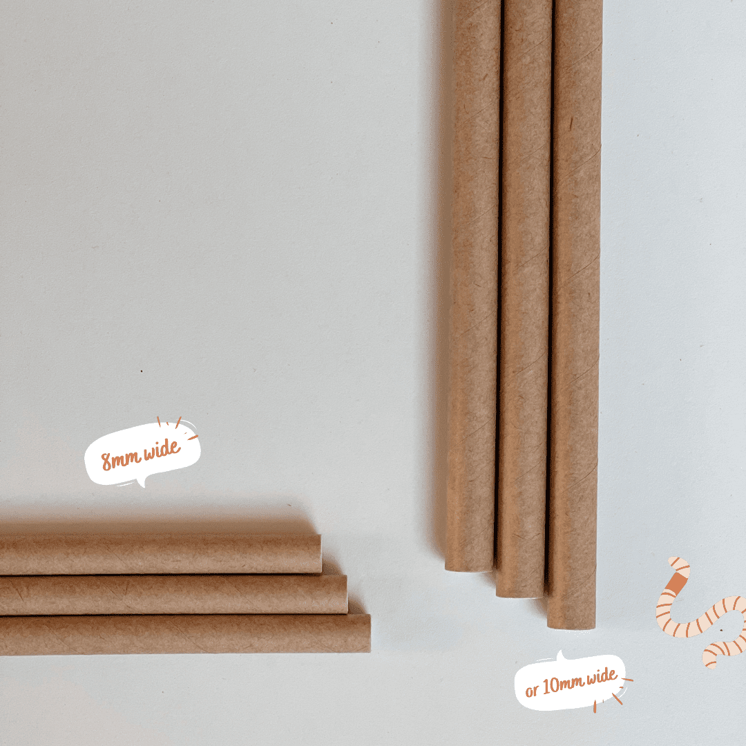 Australian Made Kraft 4-Ply Paper Straws